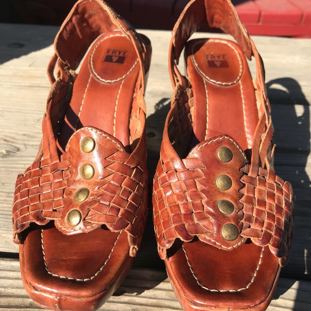 Lola Frye Huarache Wedges